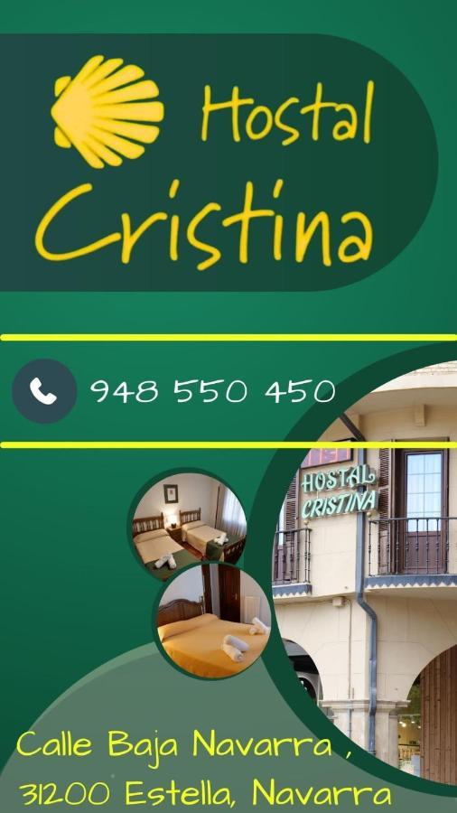 Hostal Cristina Эстелла Экстерьер фото